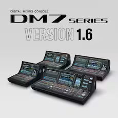 15vip太阳成 DM7 系列数字调音台新固件和PY64-D Dante 接口卡登场
